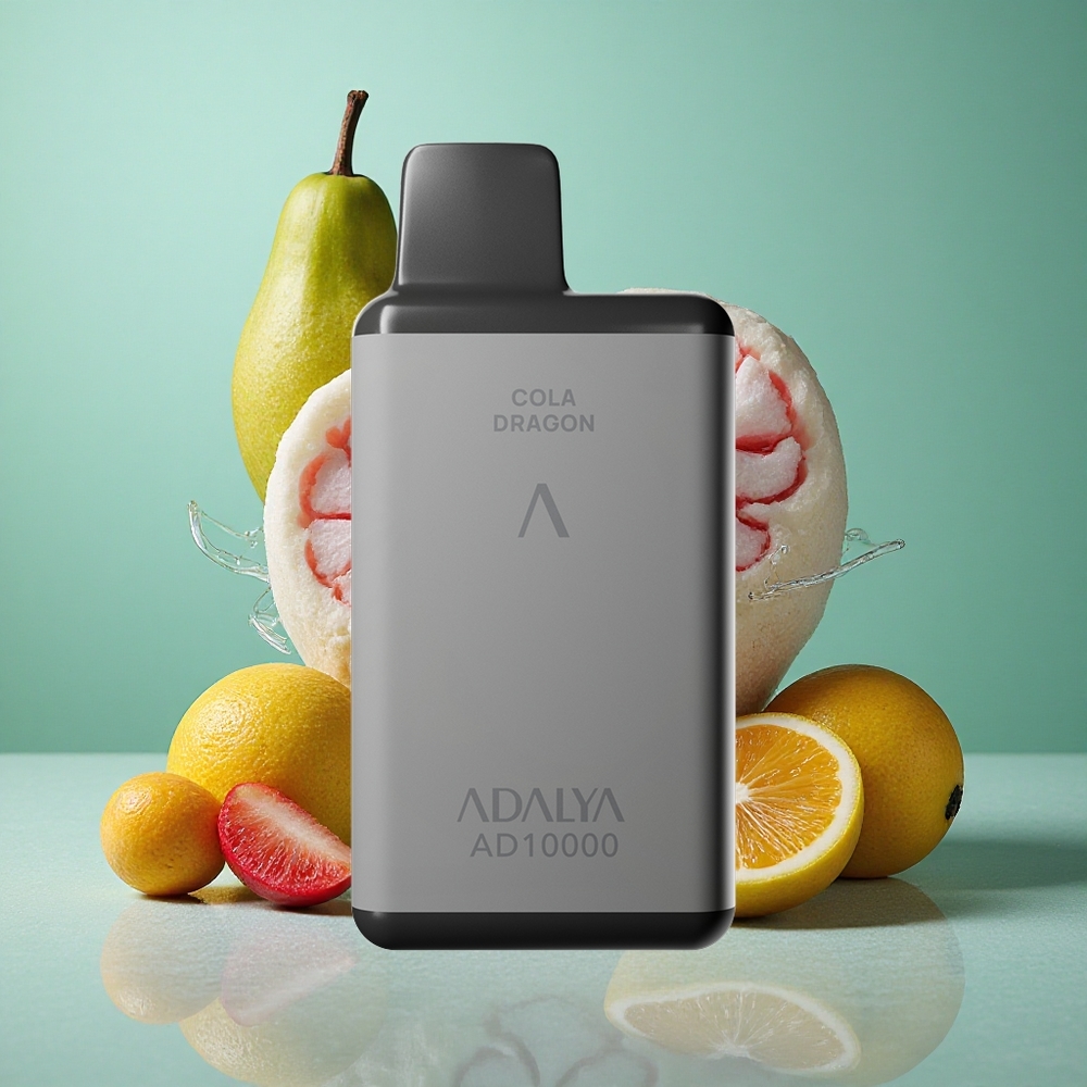 Adalya AD 10000 Puffs Berlinska noč Enkratna E-cigareta Vesoljsko siva z 14 ml E-tekočine
