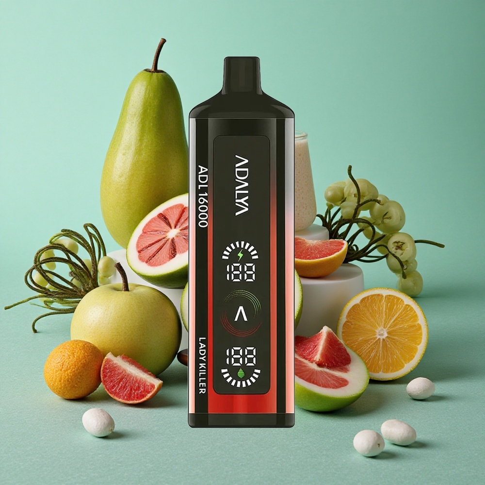 Adalya ADL 16000 PRO Puffs Enkratna E-cigareta s tremi barvnimi gradienti (16000 povdihov)