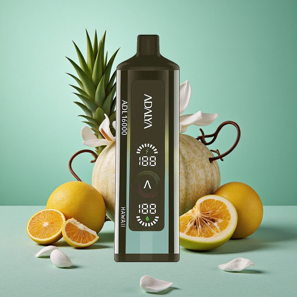 Adalya ADL 16000 PRO Puffs Enkratna Vapa s 25ml E-tekočine Hawaii