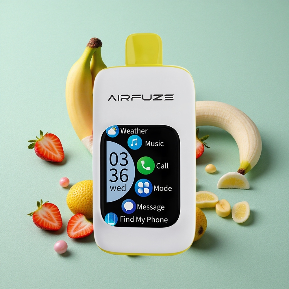 AirFuze Smart 30000 Puffs Jagoda Banana 201TFT zaslon na dotik