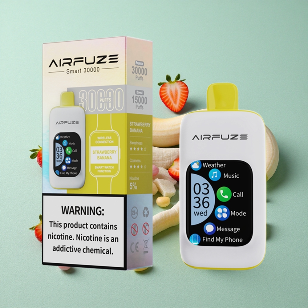 AirFuze Smart 30000 Puffs Jagoda Banana 201\TFT zaslon na dotik