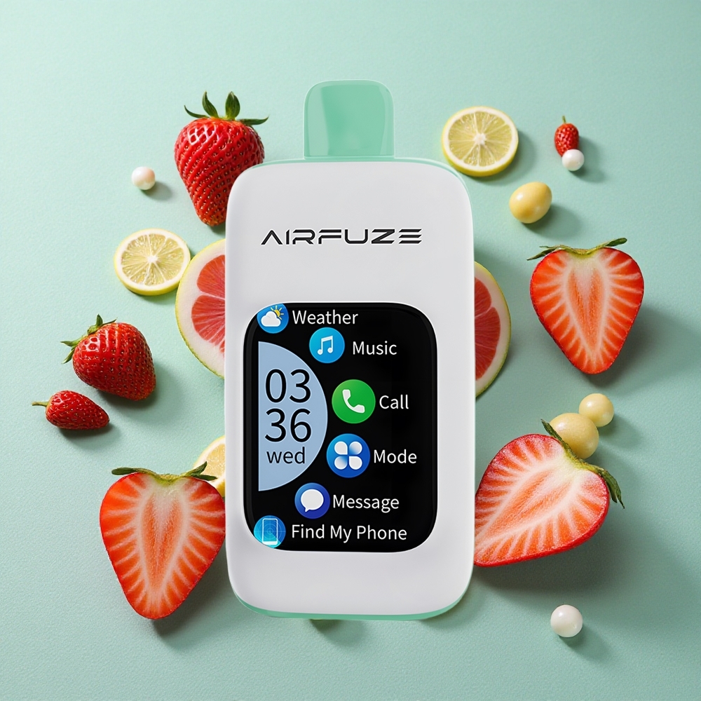 AirFuze Smart 30000 Puffs Jagoda Poletje z zaslonom 201 TFT in dotikom