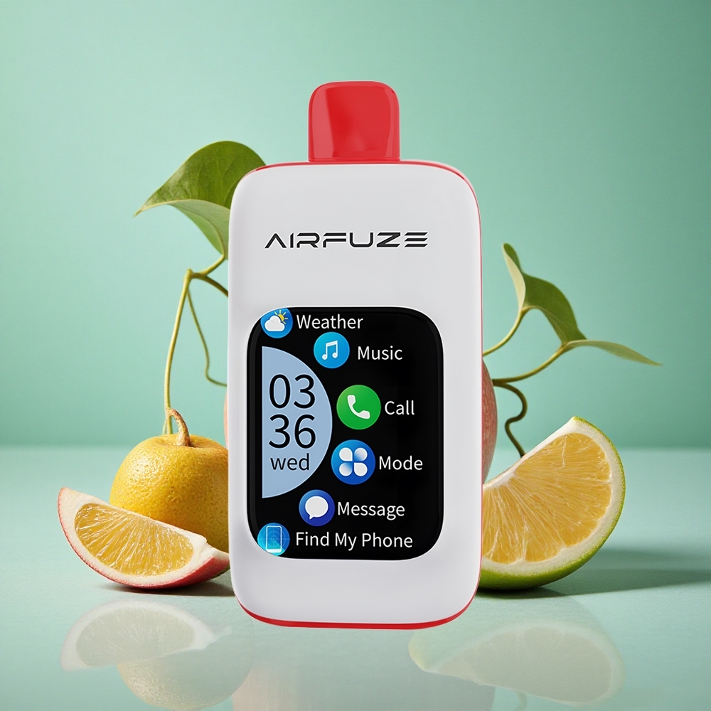 AirFuze Smart 30000 Puffs Trojno jabolko Display 201TFT z zaslonom na dotik