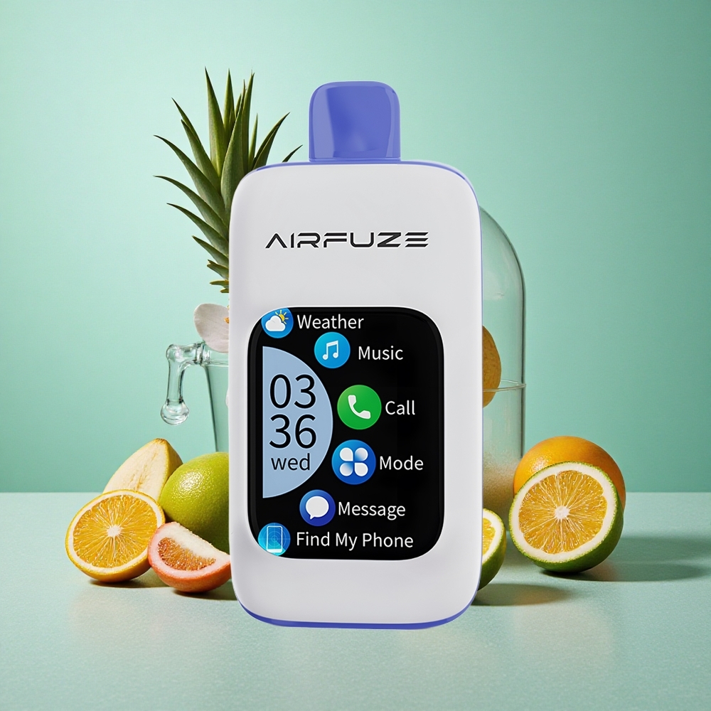 AirFuze Smart 30000 Puffs Za enkratno uporabo Vape Miami Meta z zaslonom 201 TFT z dotikom