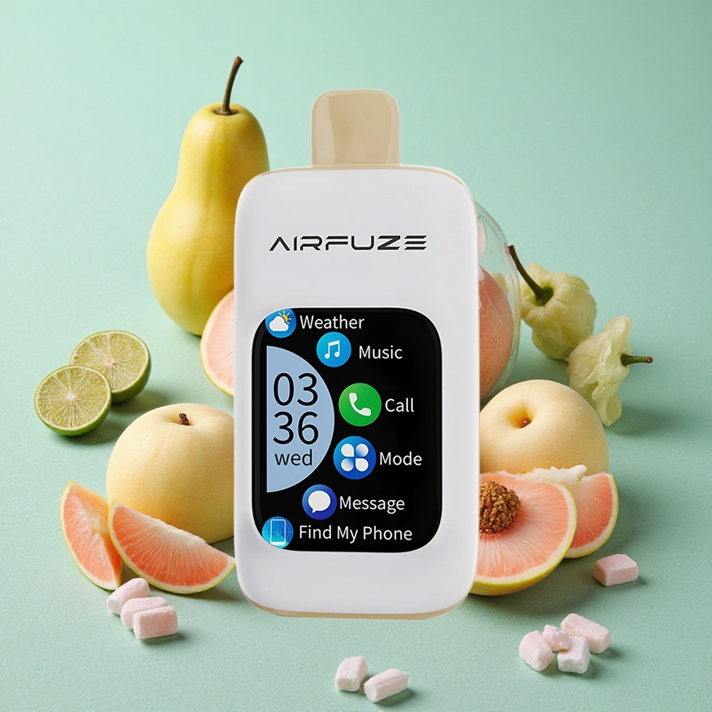 Airfuze Smart Pro 40000 Puffs Sočna Breskev z 900mAh Baterijo in 20ML E-tekočino