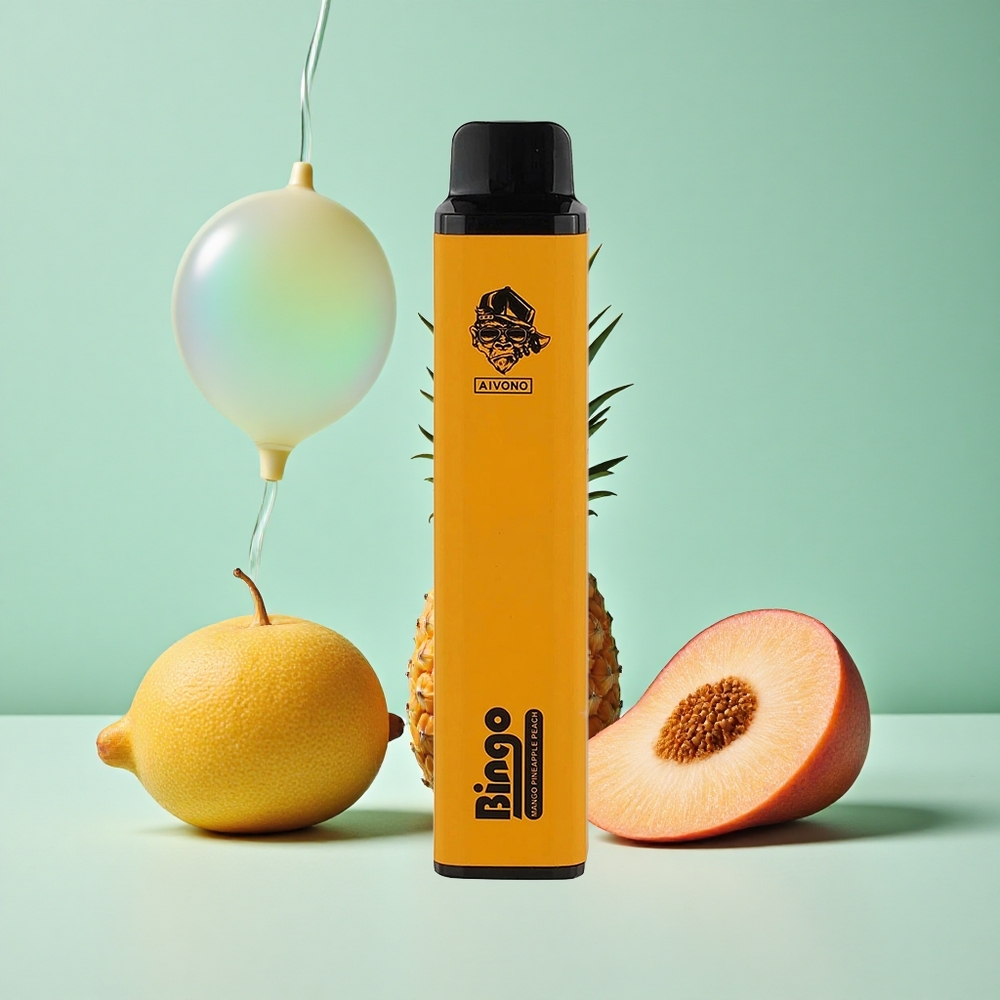 Aivono AIM BINGO 4000 Puffs Ananas Breskeva (10 mL do 4000 potegov)