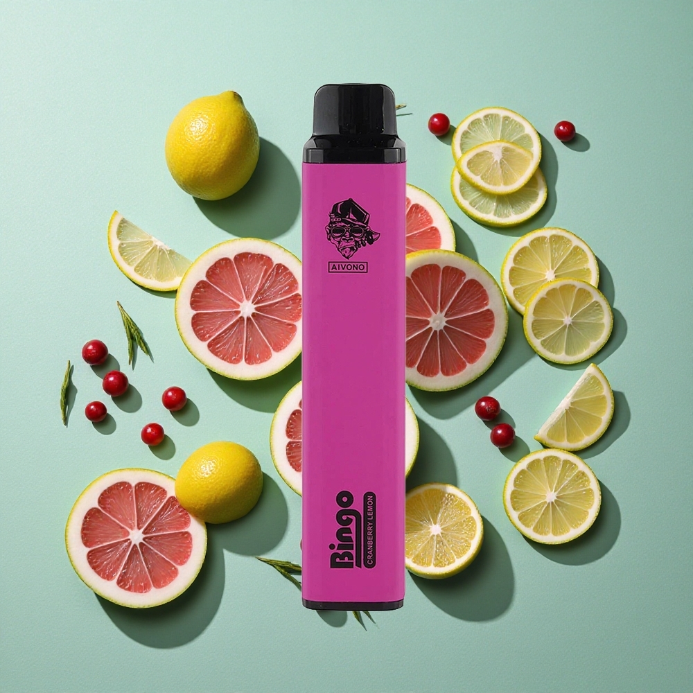Aivono AIM BINGO 4000 Puffs Brusnica Limona z 10 mL E-Tekočine in 1000mAh Baterijo