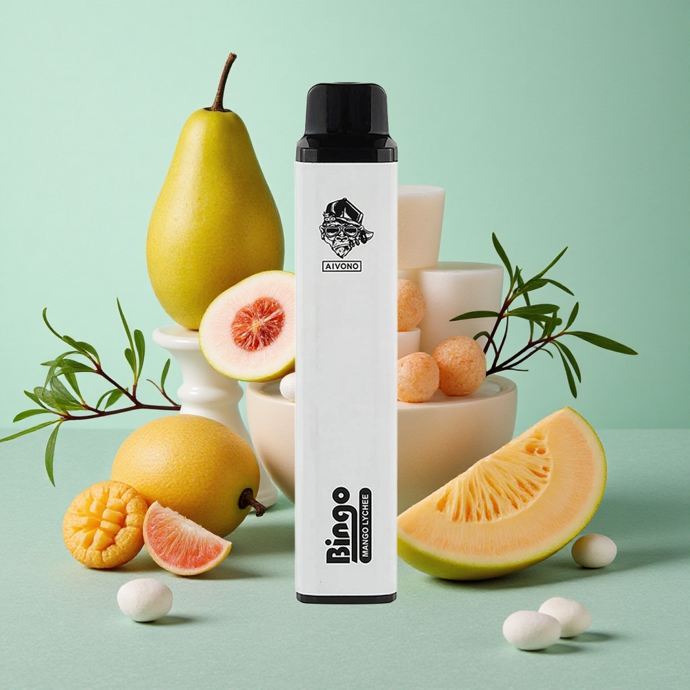 Aivono AIM BINGO 4000 Puffs Mango Liči Kompaktna velikost 21 123 mm 10 mL tekočine