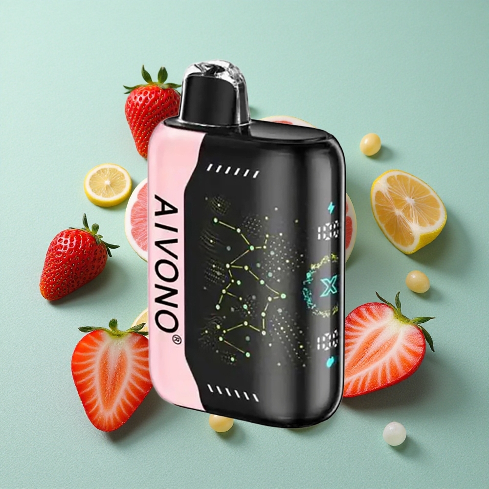 Aivono AIM BOOM 25000 Puffs Jagoda B Pop z 28ml E-tekočine