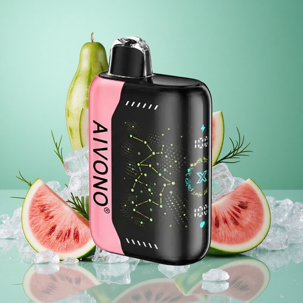 Aivono AIM BOOM 25000 Puffs Lubenika Led 28ml Kapaciteta E-tekočine