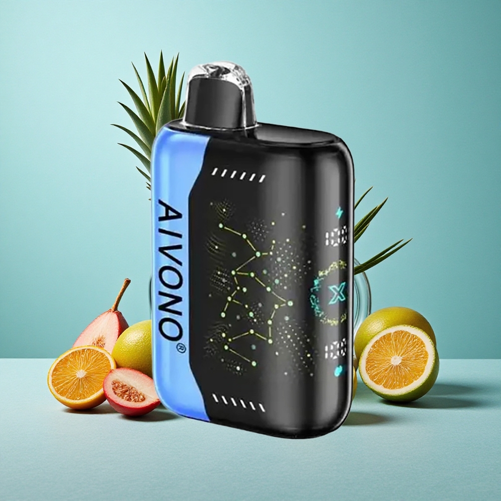 Aivono AIM BOOM 25000 Puffs Modra Malinovka z 28ml E-Tekočine