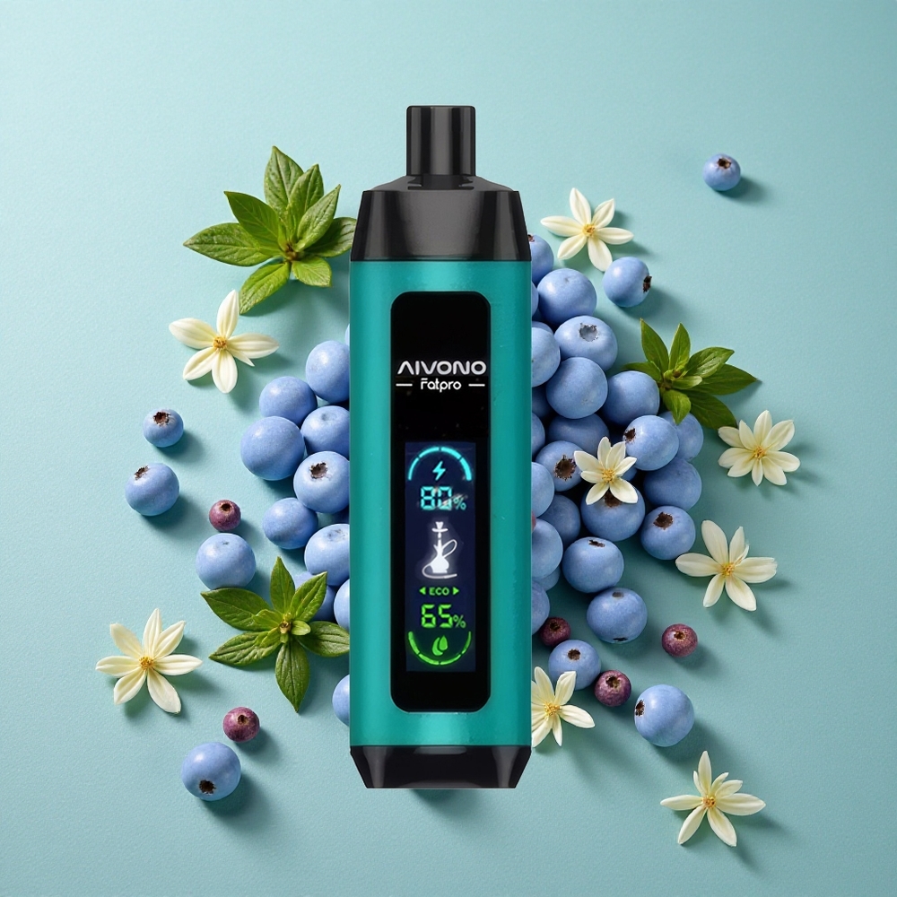 Aivono AIM FATPRO 22000 Puffs Borovnica Modra z 28ml E-tekočino in 600mAh Polnjenjem