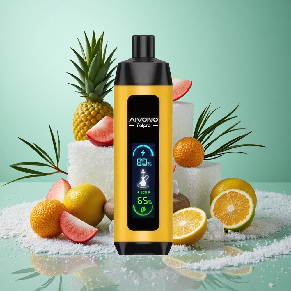 Aivono AIM FATPRO 22000 Puffs Ledenodelni Led (Lush Ice) z 28ml E-tekočino