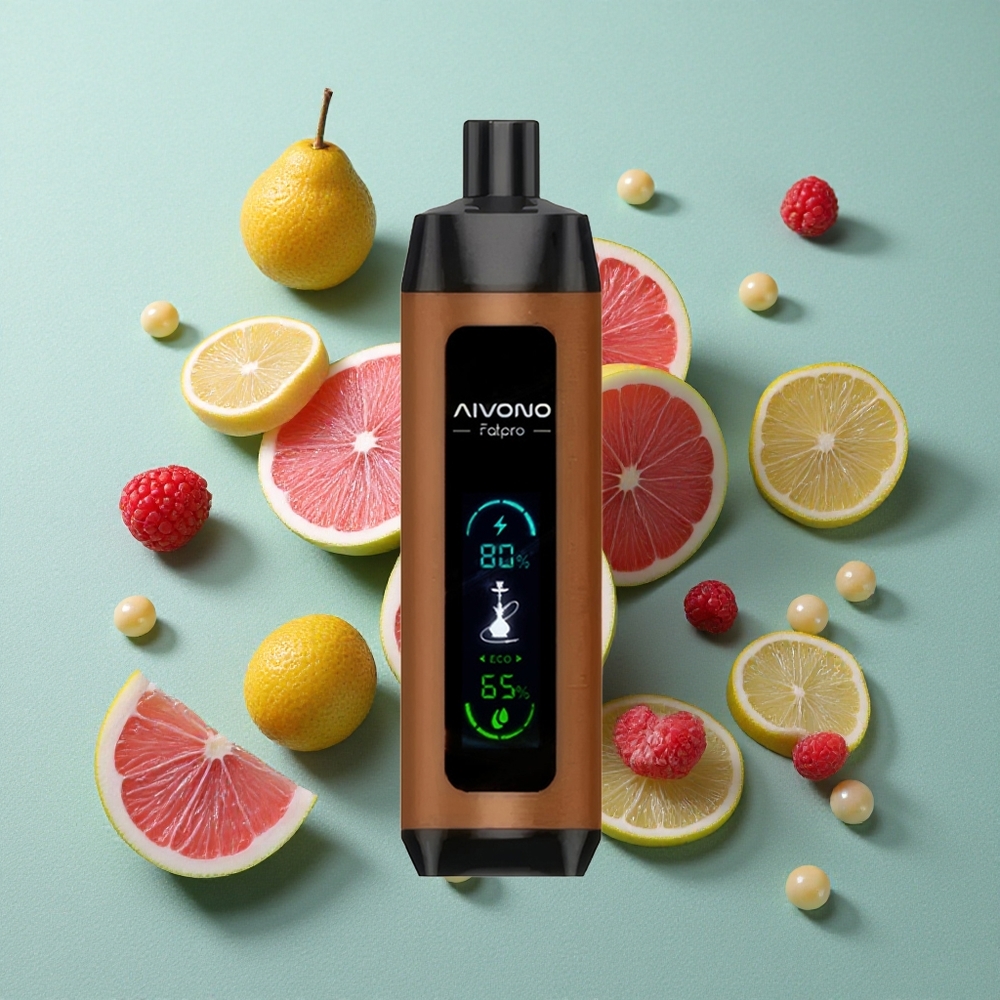 Aivono AIM FATPRO 22000 Puffs Češnja Malina z 28ml E-tekočino in 06 ohm Mesh Coil