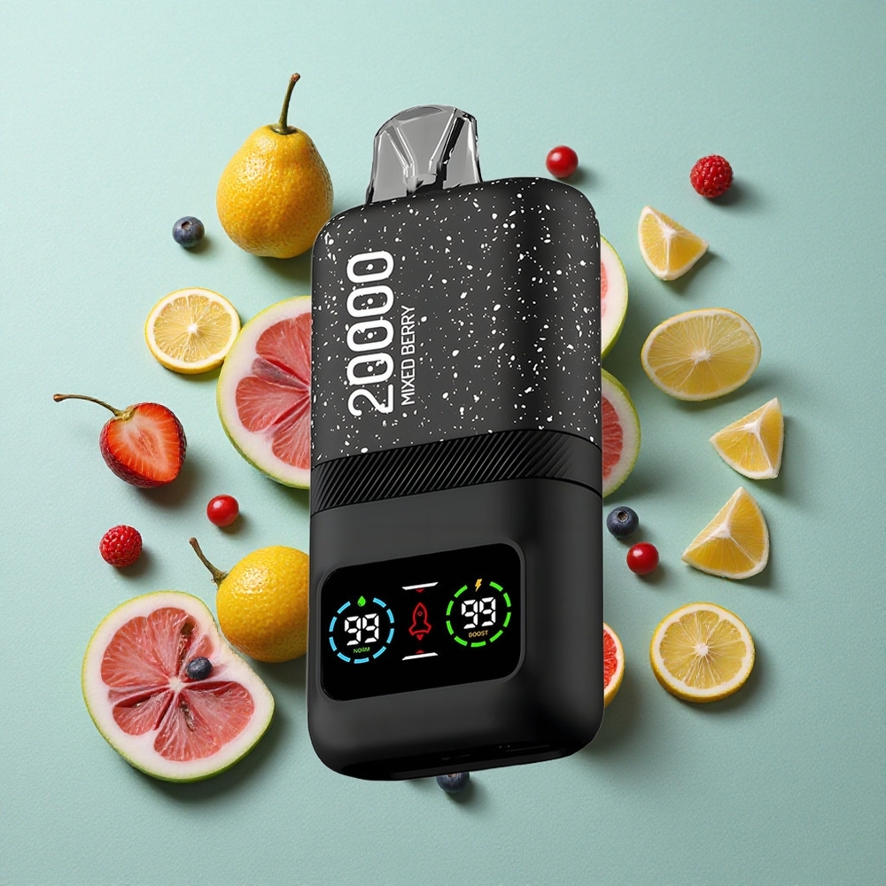 Aivono AIM MAGIC 20000 Puffs Mešane Jagode z LCD zaslonom in 26ml e-tekočine