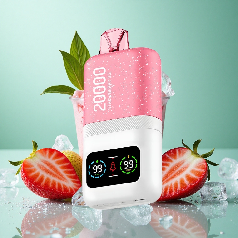 Aivono AIM MAGIC 20000 Puffs jagodni led z 26ml e-tekočine in LCD zaslonom