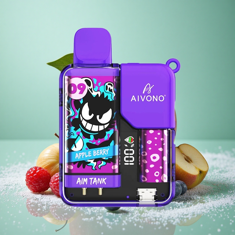 Aivono AIM-TANK 9500 Puffs Jabolčeva Jagoda z 18ml E-tekočine in 650mAh Baterijo