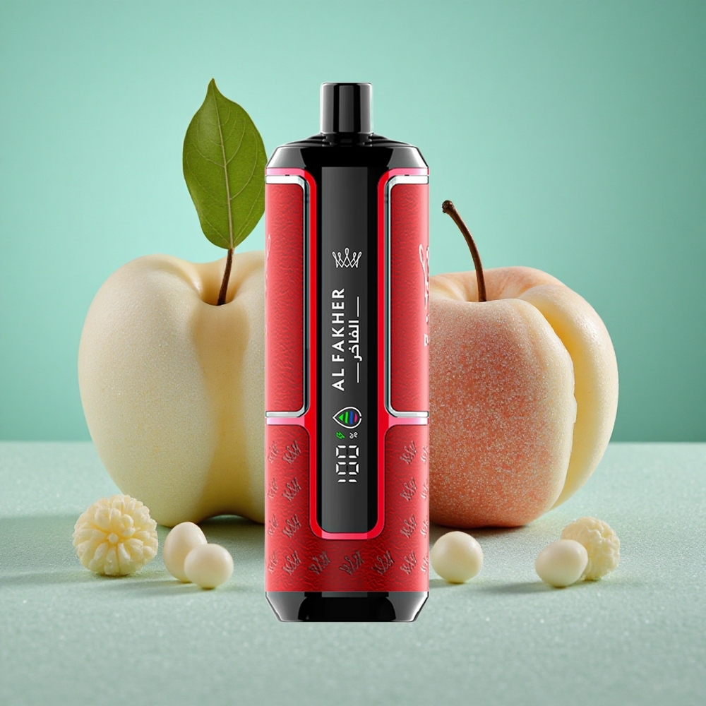 Al Fakher Crown Bar 15K Hypermax DTL Enkratna E-cigareta z 22ml E-tekočine in Dve Jabolki