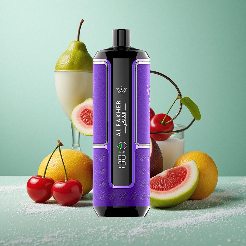 Al Fakher Crown Bar 15K Hypermax Enkratna E-cigareta s 22ml E-tekočine in Češnjeva Fiesta