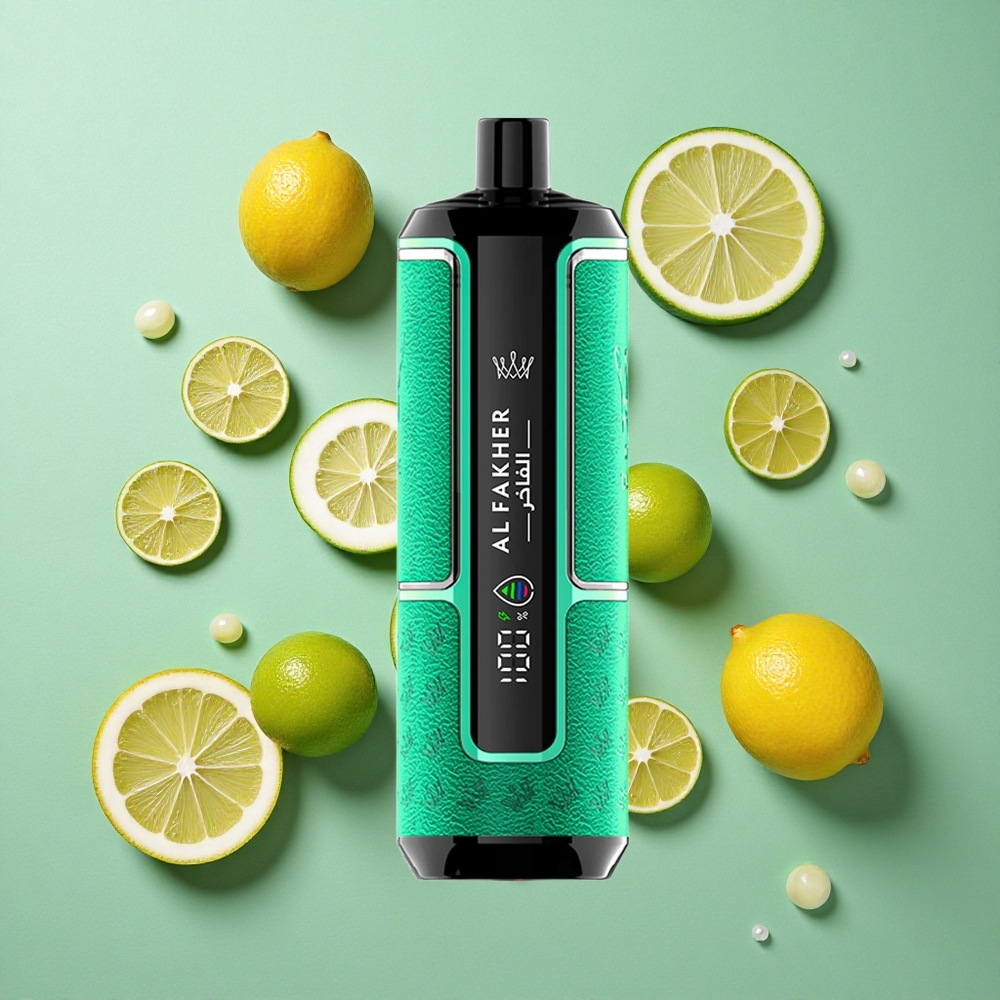 Al Fakher Crown Bar 15K Hypermax Enkratna E-cigareta z 22ml E-tekočine Limeta Limona