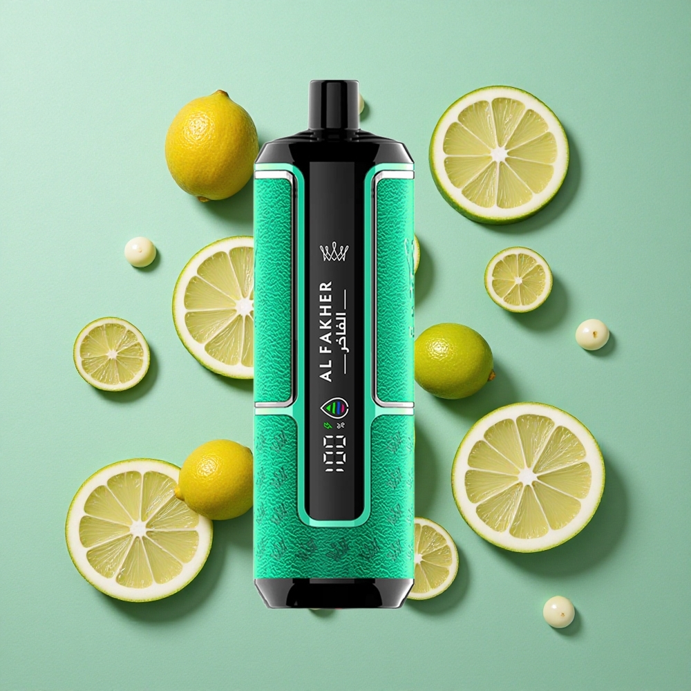 Al Fakher Crown Bar 15K Hypermax Enkratna E-cigareta z 22ml tekočine Limeta Meta