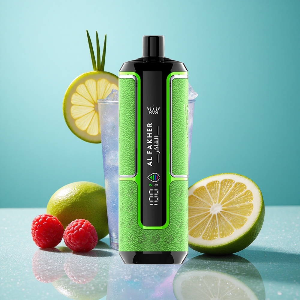 Al Fakher Crown Bar 15K Hypermax Enkratna E-cigareta z 22ml tekočine in modro malino limonado