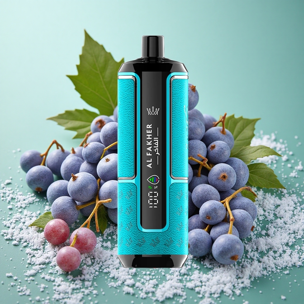 Al Fakher Crown Bar 15K Hypermax Enkratna E-cigareta Črni ribez led 22ml