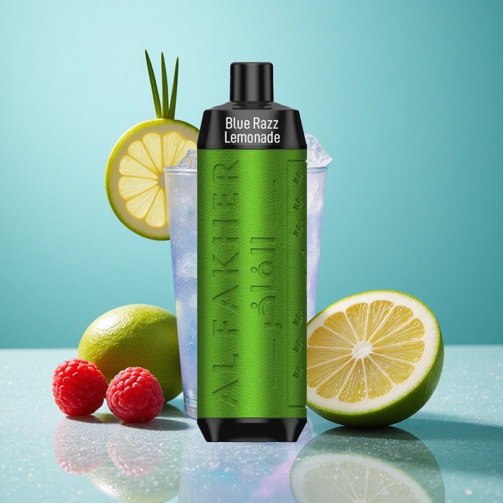 Al Fakher Crown Bar 8000 Crystal Modra Malina Limonada 18ml E-tekočina