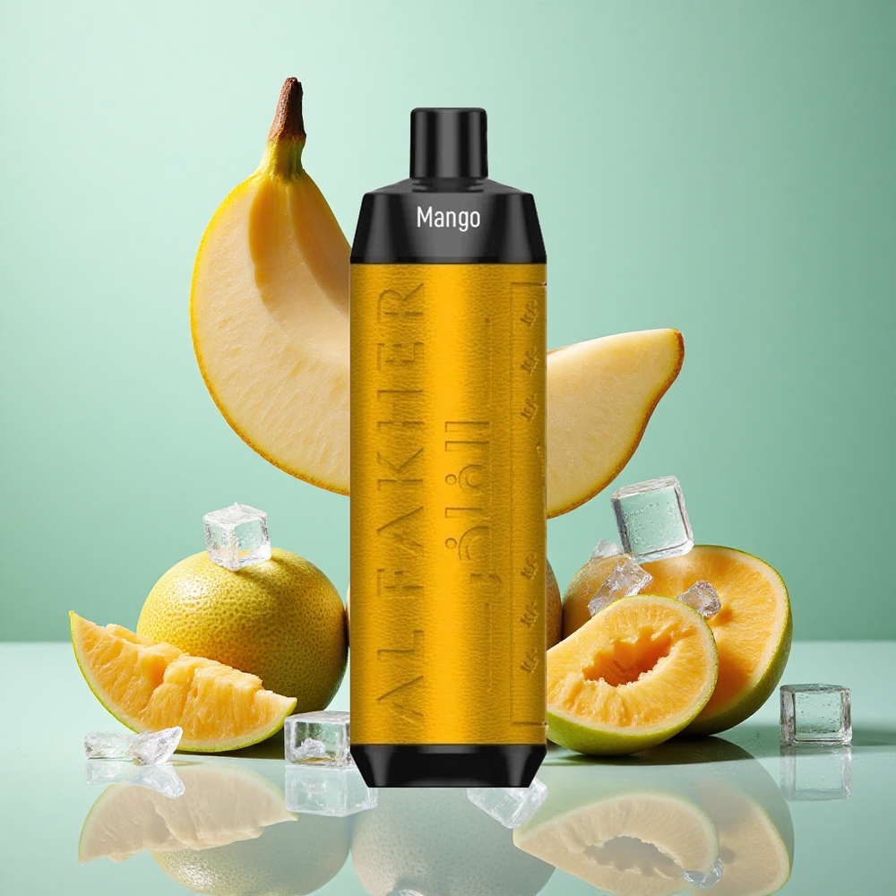 Al Fakher Crown Bar 8000 Crystal Za enkratno uporabo Vape Mango Led (18ml e-tekočina 8000 povlekov)