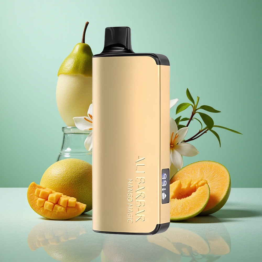 Alibarbar Ingot 9000 Puffs Mango Čarobni z 22ml E-tekočine in 2350mah Baterija