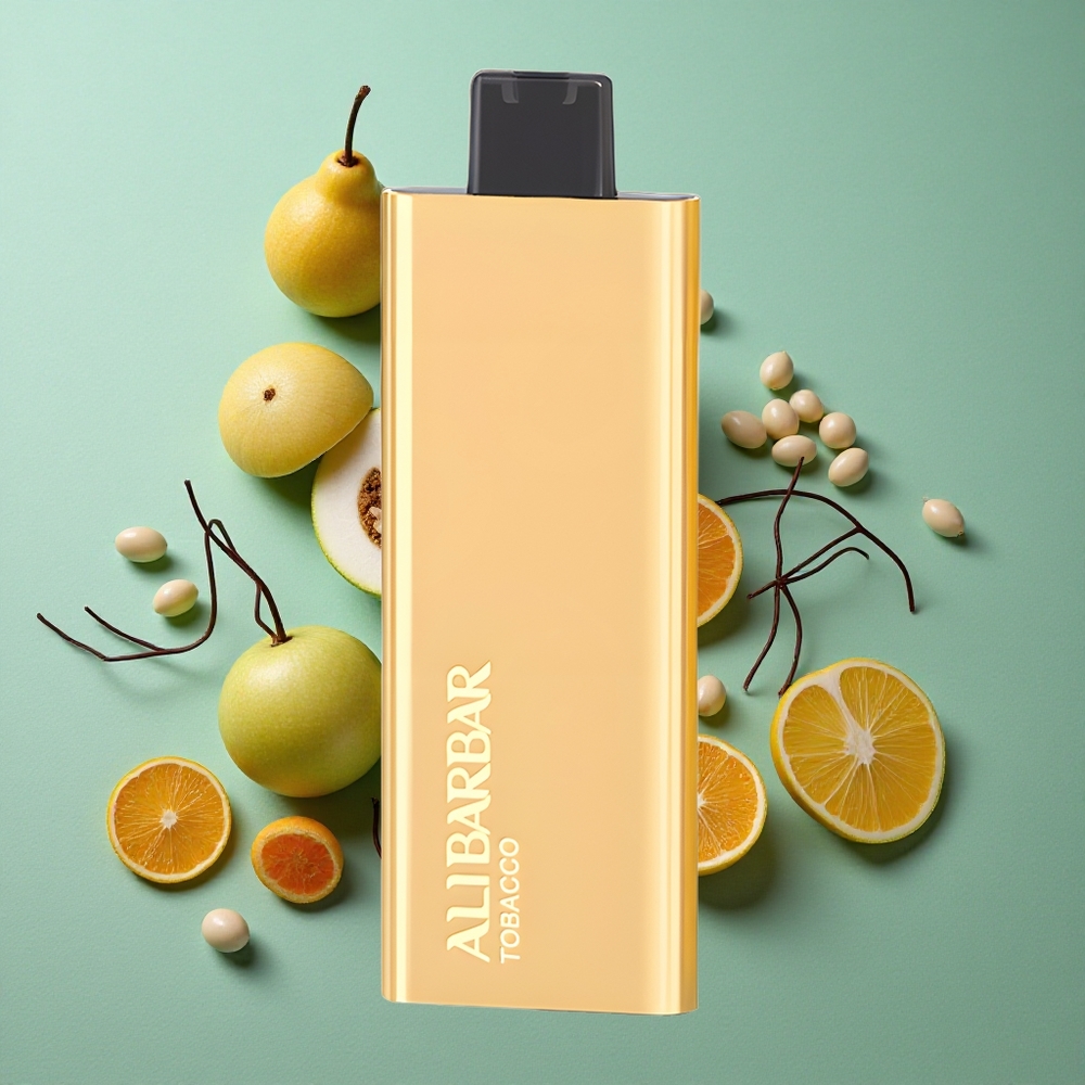 Alibarbar Pandora 7000 Puffs Enkratna E-cigareta z 17 ml E-tekočine Tobak