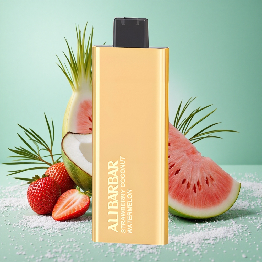 Alibarbar Pandora 7000 Puffs Jagoda Kokos Lubenica z 17 ml tekočine