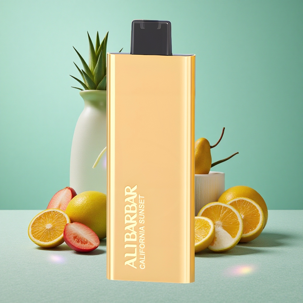 Alibarbar Pandora 7000 Puffs Kalifornijski Sončni Zajod 17 ml