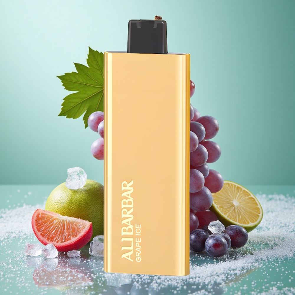 Alibarbar Pandora 7000 Puffs Ledeni Grozd do 7000 potegov 17 ml tekočine