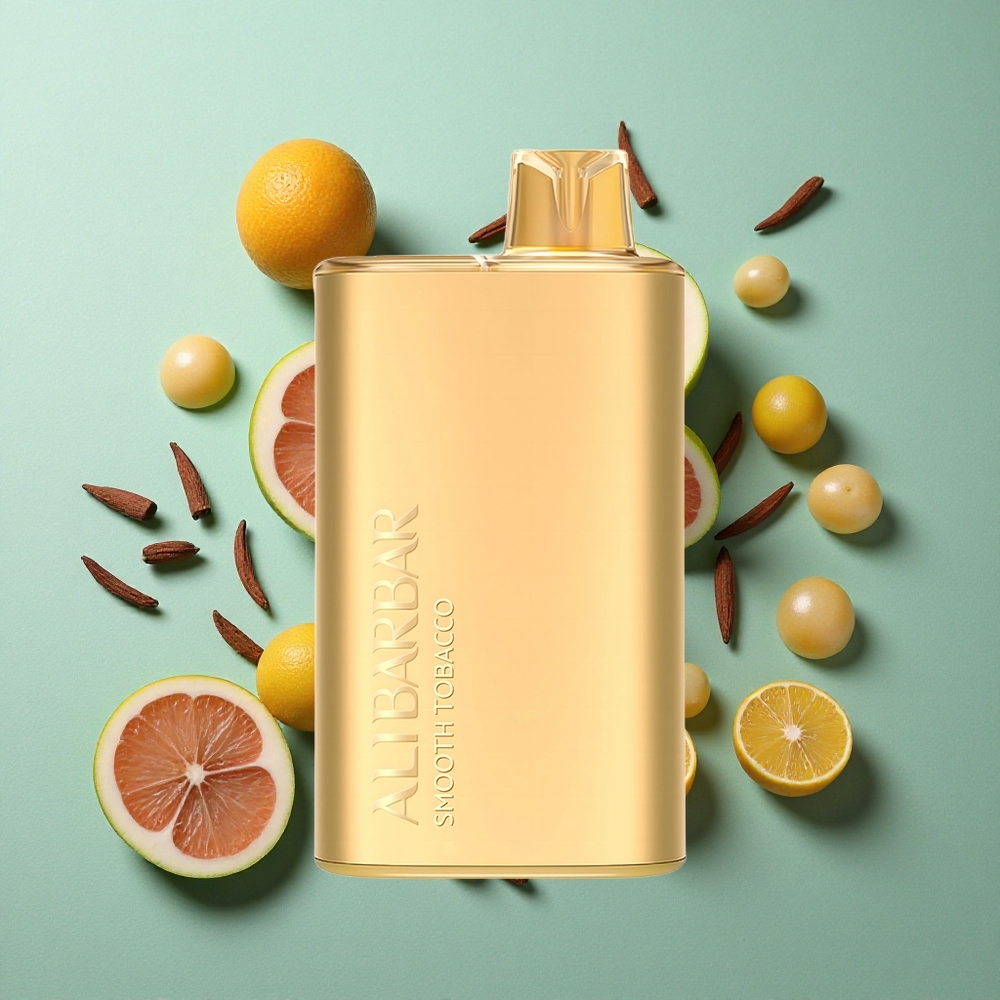 Alibarbar Rich 8000 Puffs Enkratna E-cigareta z 20ml E-tekočine Smooth Tobacco