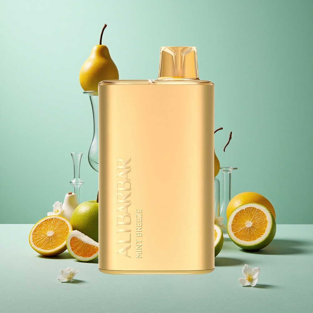 Alibarbar Rich 8000 Puffs Enkratna e-cigareta z 20ml tekočine Mint Breeze (Sveži piš)