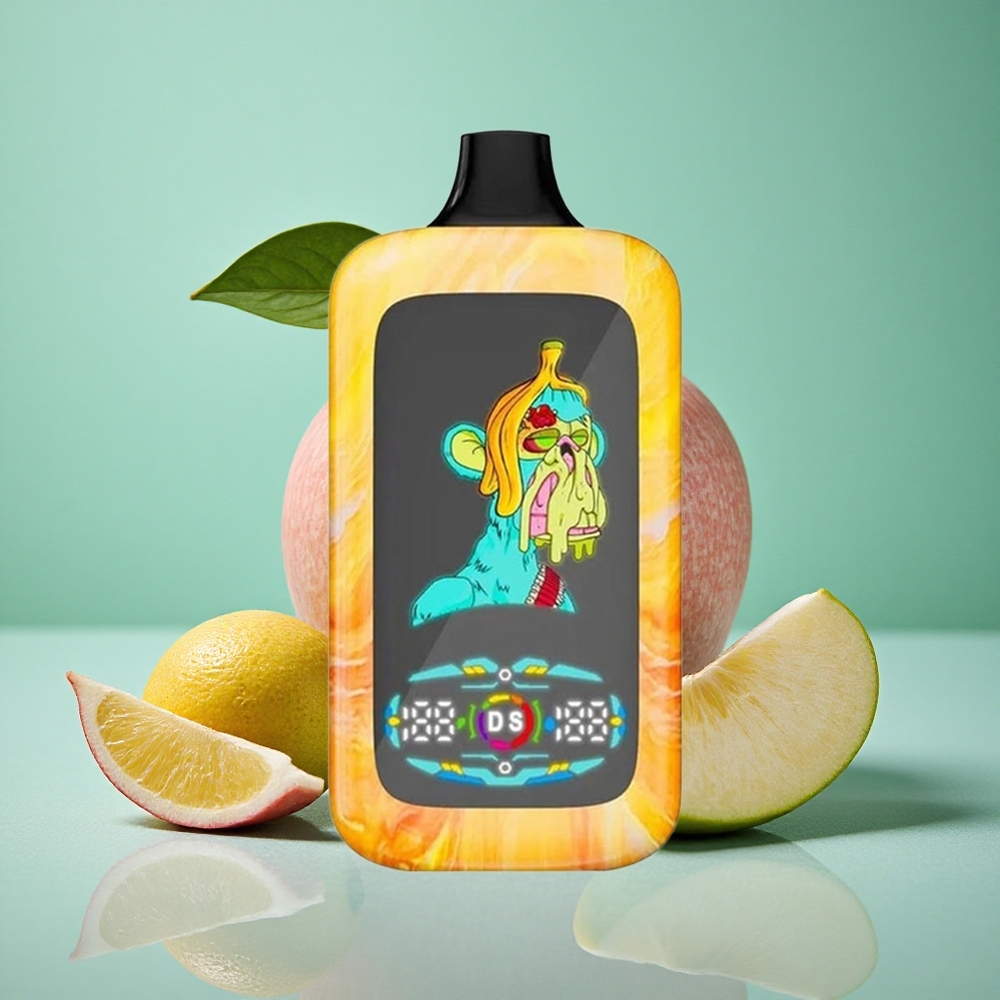 Fumot Digital Monkey 40000 Puffs Dvojno Jabolko/Dual Apple Dual Mesh Coil