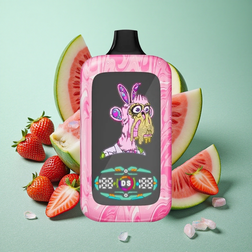 Fumot Digital Monkey 40000 Puffs Jagoda Lubenica z Dual Mesh Coil