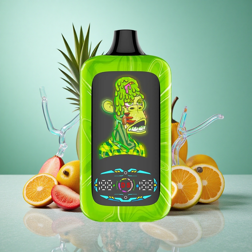 Fumot Digital Monkey 40000 Za enkratno uporabo Vape Tropska Mavrična Eksplozija z 850 MAH Baterijo