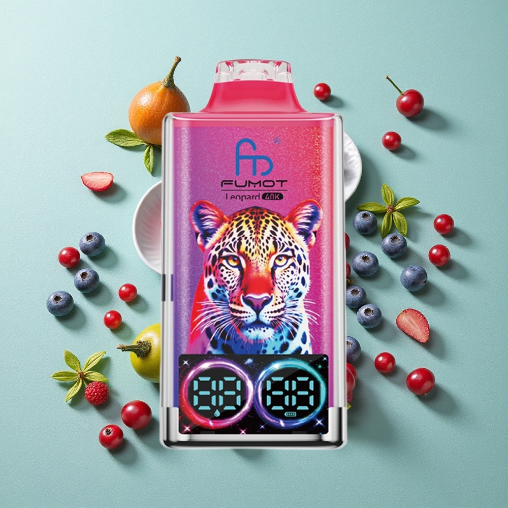 Fumot Leopard 40K Puffs Borovnica Češnja Dual Mesh