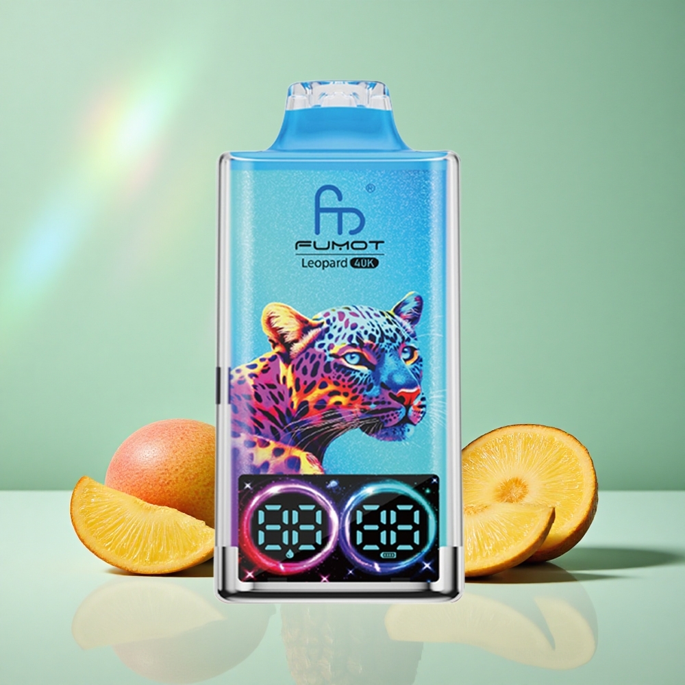 Fumot Leopard 40K Puffs Breskeva Mango Ananas z 700mAh Baterijo