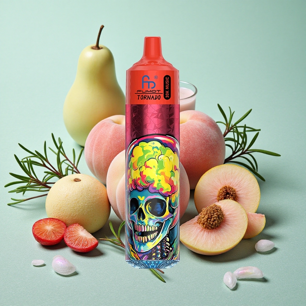 Fumot RandM Tornado 30000 Mehursadje Breskve 30mL prednapolnjena