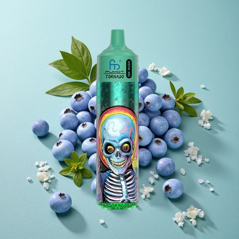 Fumot RandM Tornado 30000 Puffs Borovnični Led (30mL 600mAh)