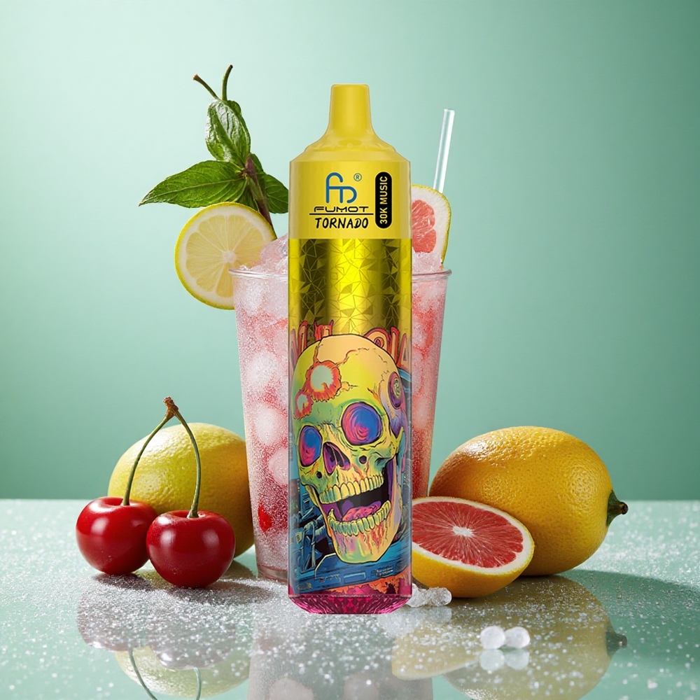 Fumot RandM Tornado 30000 Puffs Češnjeva Kola z 30mL E-tekočino