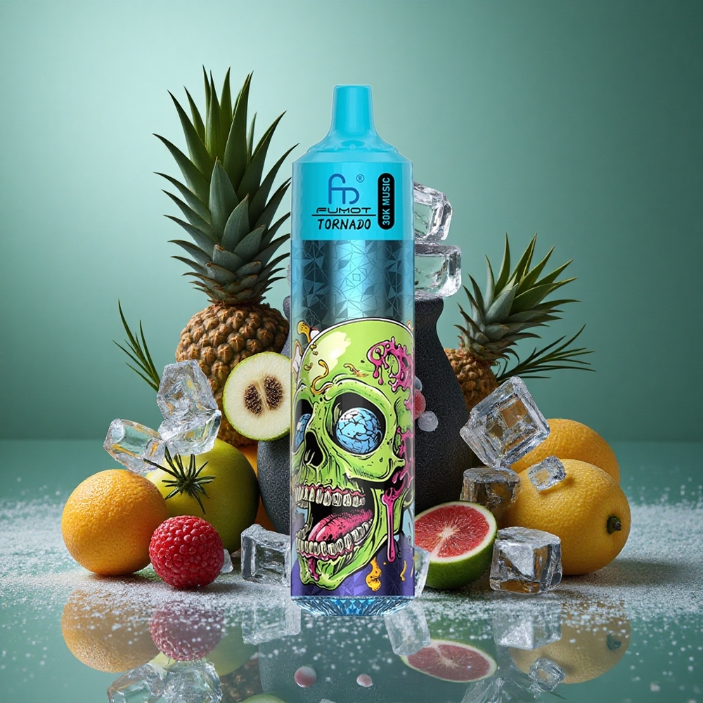 Fumot RandM Tornado 30000 Puffs Črni Led 30mL prednapolnjeno