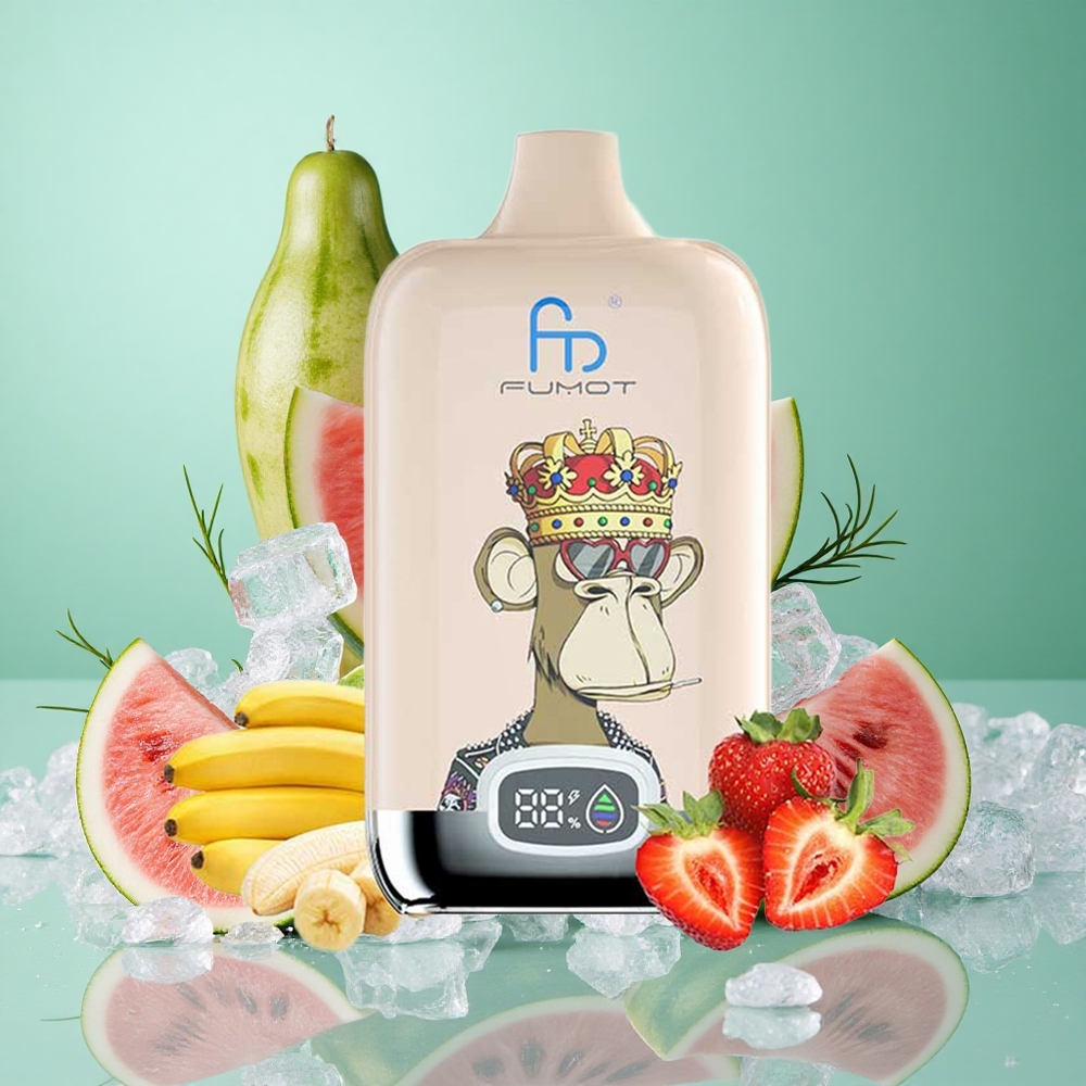 Fumot Tornado Digital Box 12000 Puffs Lubenica Led (20ml E-tekočina 550mAh Baterija)