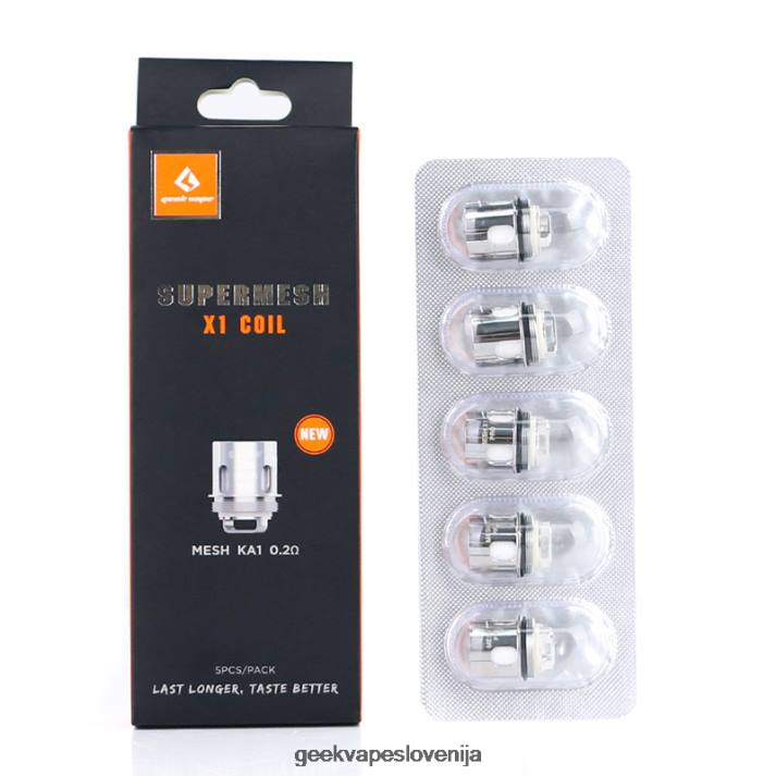 GeekVape super mesh x1/x2 tuljave (nova različica) 02 ohma - Geek Vape Kits 408T18