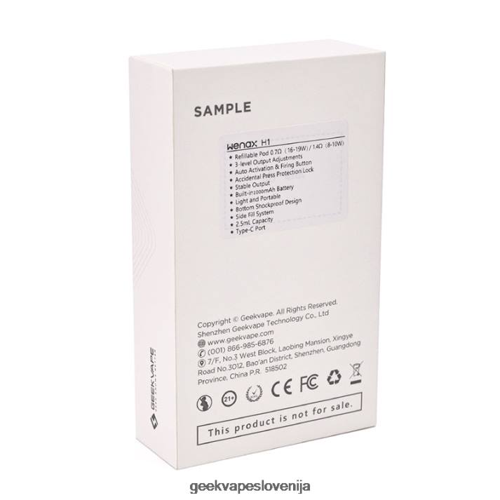 GeekVape wenax h1 začetni komplet 1000mah mint zelena - Geek Bar Vape 408T122